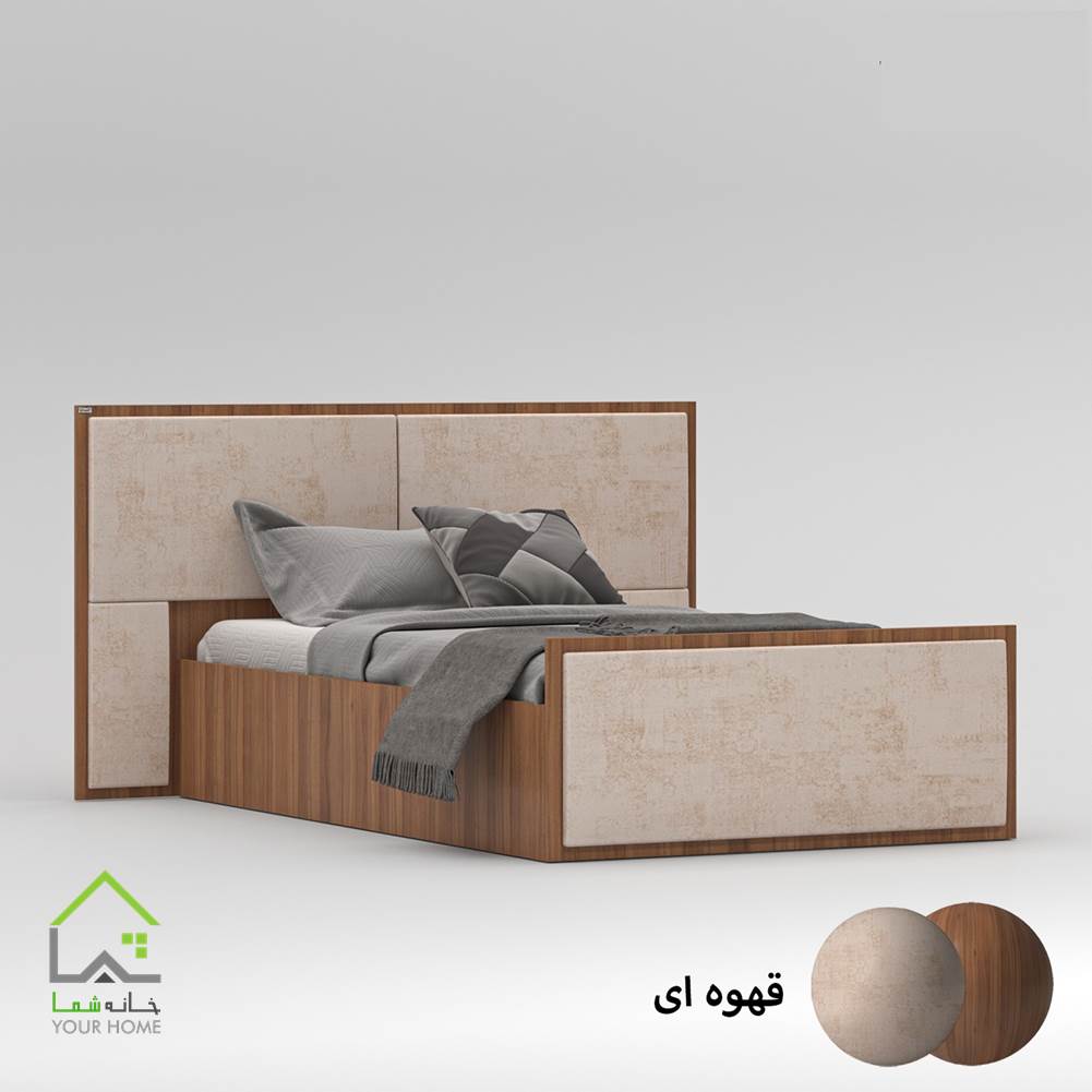 تختخواب یک نفره لمسه